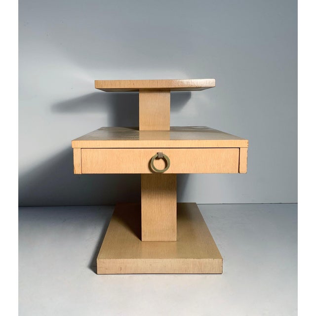 Brown Vintage Architectural End Tables by Lane For Sale - Image 8 of 12