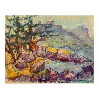 Alexandra Merker Maine Coastal Landscape For Sale
