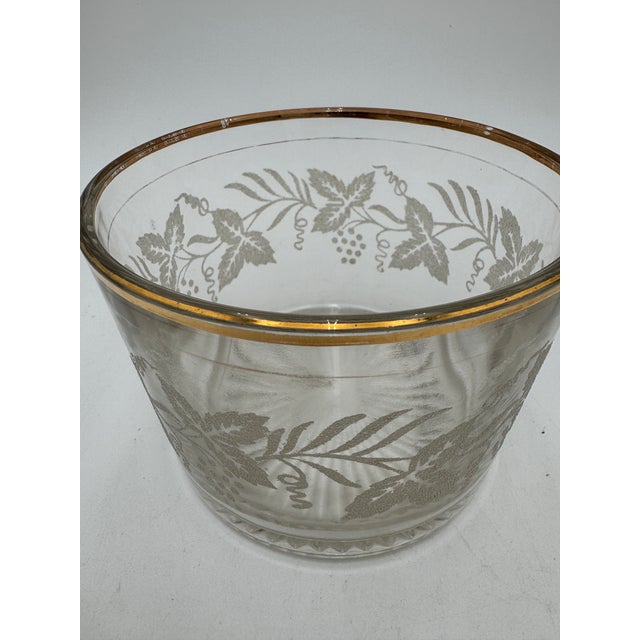 Vintage Cera Grapes Wine Chiller Ice Bucket Signed MCM Barware For Sale In Dallas - Image 6 of 7