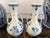 Pair Petite Vintage Delft Vases Blue & White Windmilll Hand Painted Bud Vases For Sale - Image 11 of 18