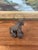 Likely Antique Bronze Toned Toy Horse on Wheels, Tribal Folk Art Figurine From India For Sale - Image 9 of 9