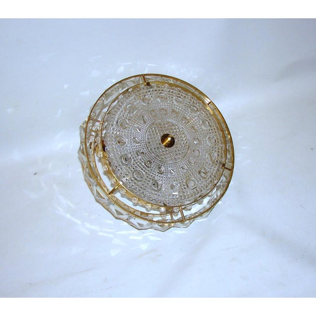 Crystal Ceiling Lamp by Carl Fagerlund for Orrefors, Sweden, 1960s For Sale - Image 11 of 11