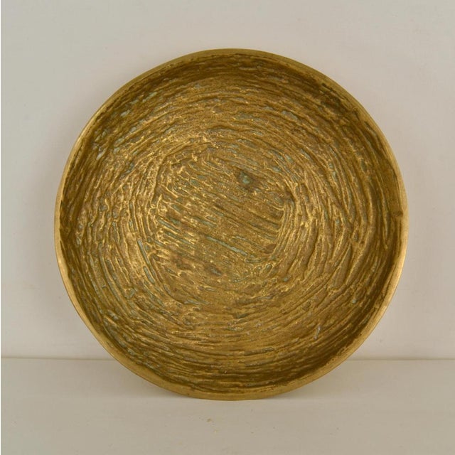 Decorative Organic Bronze Bowls, 1970s, Set of 3 For Sale - Image 9 of 17