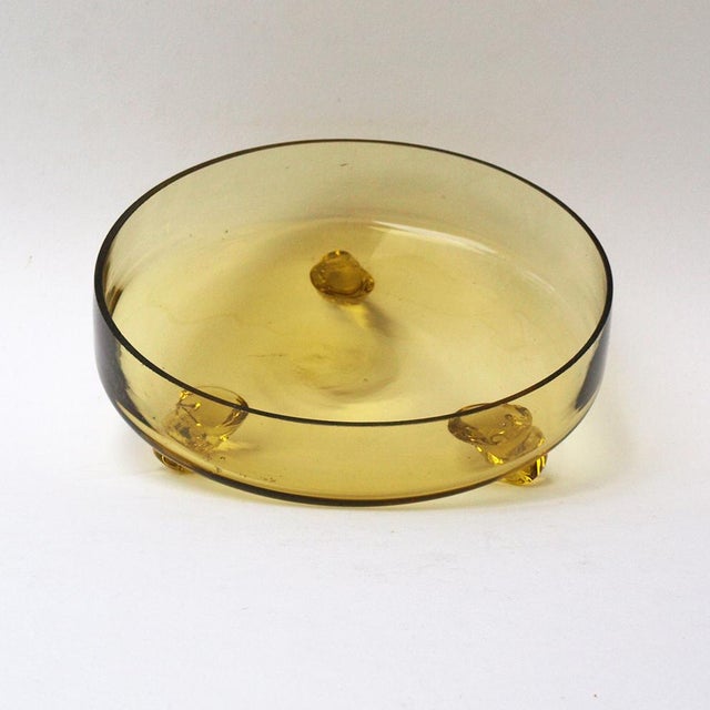 Olive Vintage Centerpiece by Cappellin For Sale - Image 8 of 9