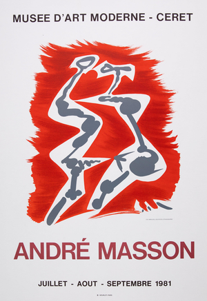 André Masson, Personnages surréalistes, Lithograph