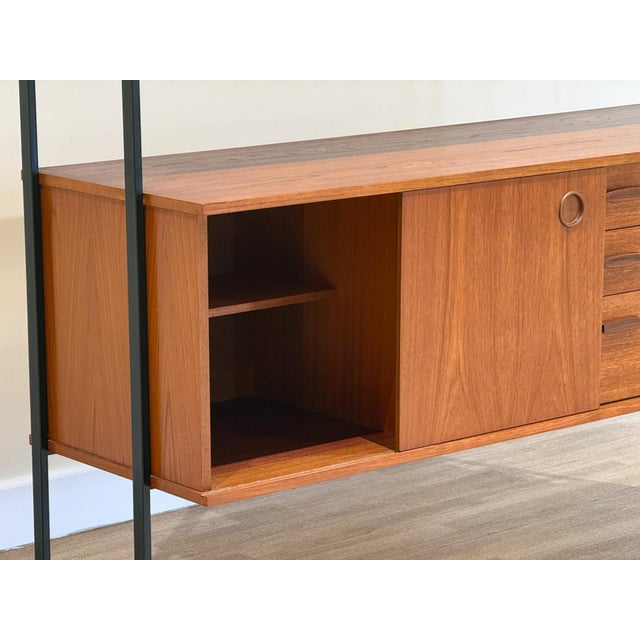 Teak Modular Bookcase by Avalon, England, 1960, Set of 3 For Sale - Image 4 of 13