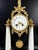 Antique French Mantel Clock Set in Gilt Bronze, 1800s, Set of 3 For Sale - Image 3 of 18