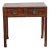 19th Century Elm Lacquered 2 Drawer Table For Sale