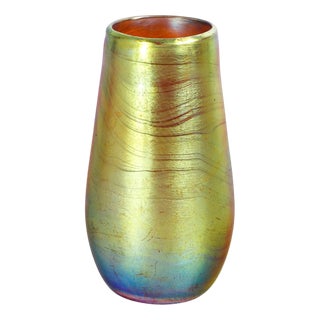 Myra Series Vase in Iridescent Glass from WMF, 1930s For Sale