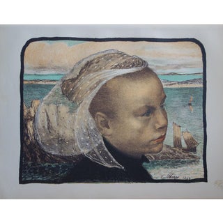 Émile Auguste Wery, Brittany, Original Lithograph For Sale