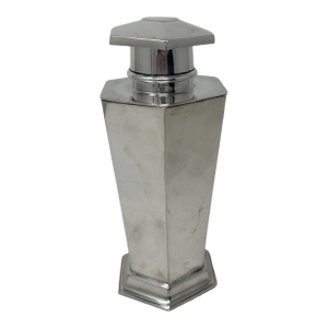 Asprey Bond Street Art Deco Antique Vintage Silver Hexagonl Cocktail Shaker 1920