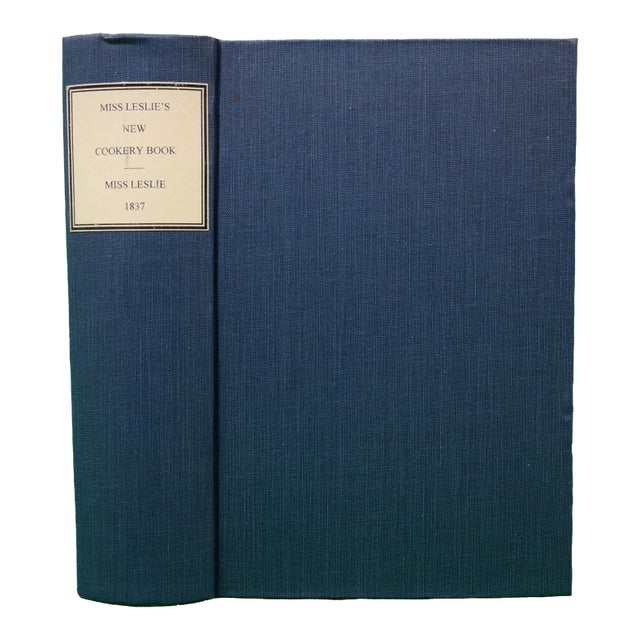"Miss Leslie's New Cookery Book" 1837 Miss Leslie For Sale