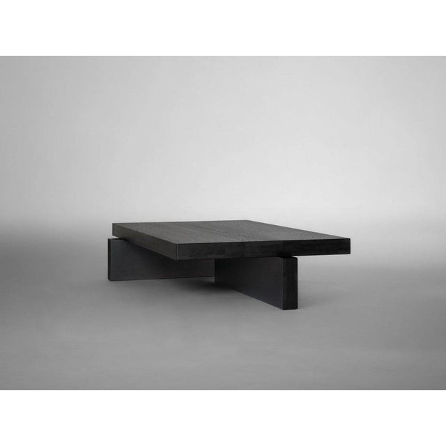 Hari 146 Square Coffee Table in European Blackened Oak by Mokko Amsterdam For Sale - Image 6 of 8