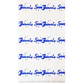 Sam Francis, Jean Fournier, 1973, Original Screenprint For Sale