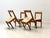 1960s Scandinavian Dining Chair in Walnut and Leather, 1960s For Sale - Image 5 of 18