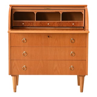 Scandinavian Secretaire with Desk, 1960s For Sale