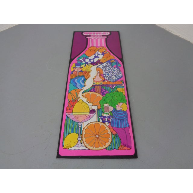 Psychedelic JRM Tinprint Metal Picture by Ivan Ripley, 1960s For Sale - Image 6 of 18