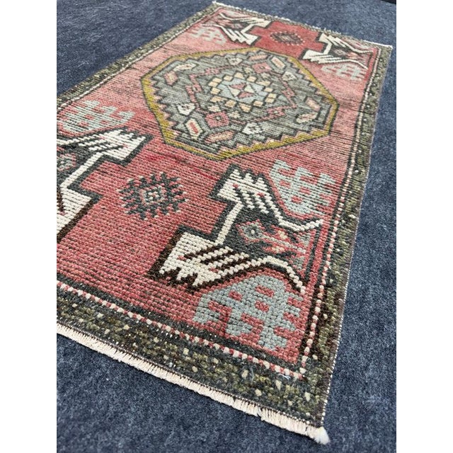 Early 21st Century Turkish Yastik Rug 1'8" x 3'2" For Sale - Image 5 of 5