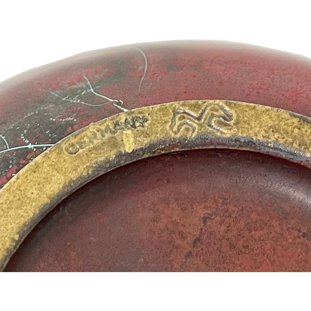 Round Vase attributed to Richard Uhlemeyer, Germany, 1940s For Sale - Image 3 of 6