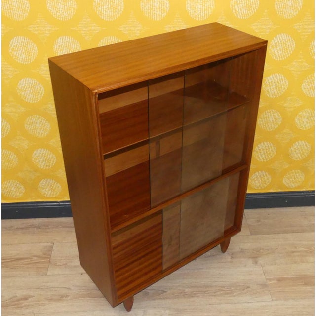 Vintage Display Cabinet in Walnut, 1960s For Sale - Image 10 of 13