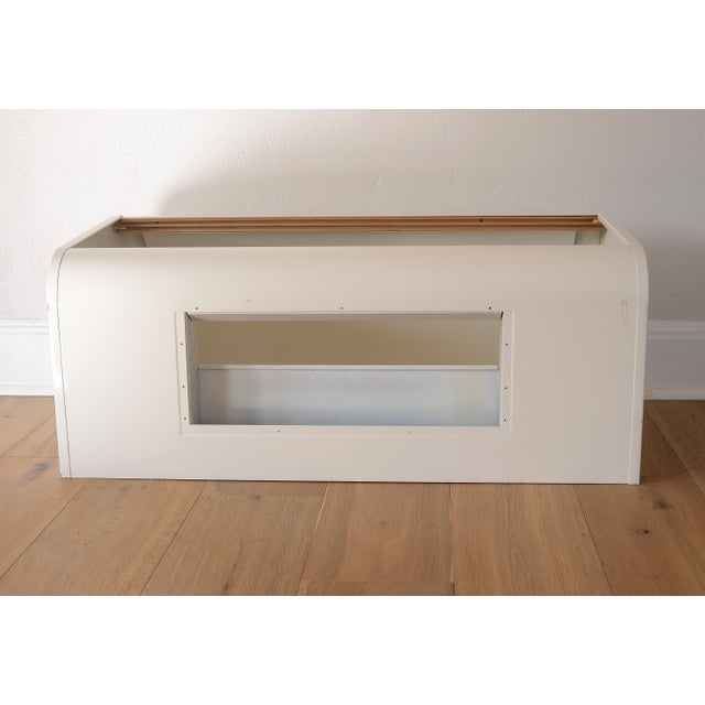 1950s MCM Morton Kelvinator White Metal Kitchen Wall Cabinets - Set of 2 For Sale - Image 15 of 17