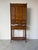 Chinoiserie Vintage Maitland-Smith English Style Burnt Bamboo Hall Tree / Coat Rack With Mirror/Sold For Sale - Image 3 of 12