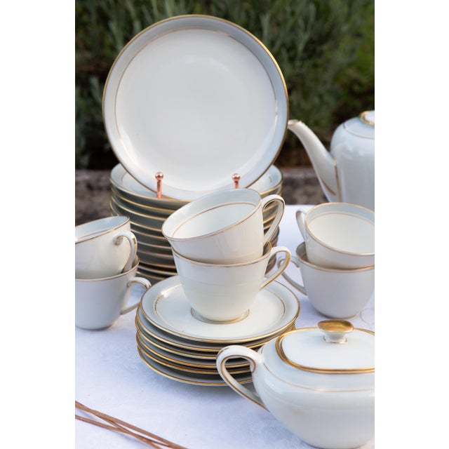 White German Porcelain Coffee Service for 12 from Frisia, 1950s, Set of 39 For Sale - Image 8 of 16