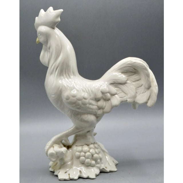 Italian Blanc De Chine Rooster Figurine For Sale - Image 4 of 12