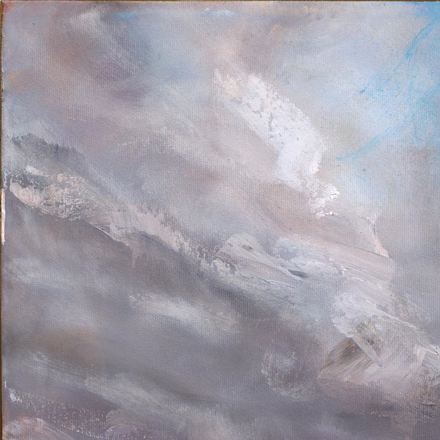2020s Backroads II - Original Atmospheric Rural Landscape Acrylic and Graphite Painting For Sale - Image 5 of 9