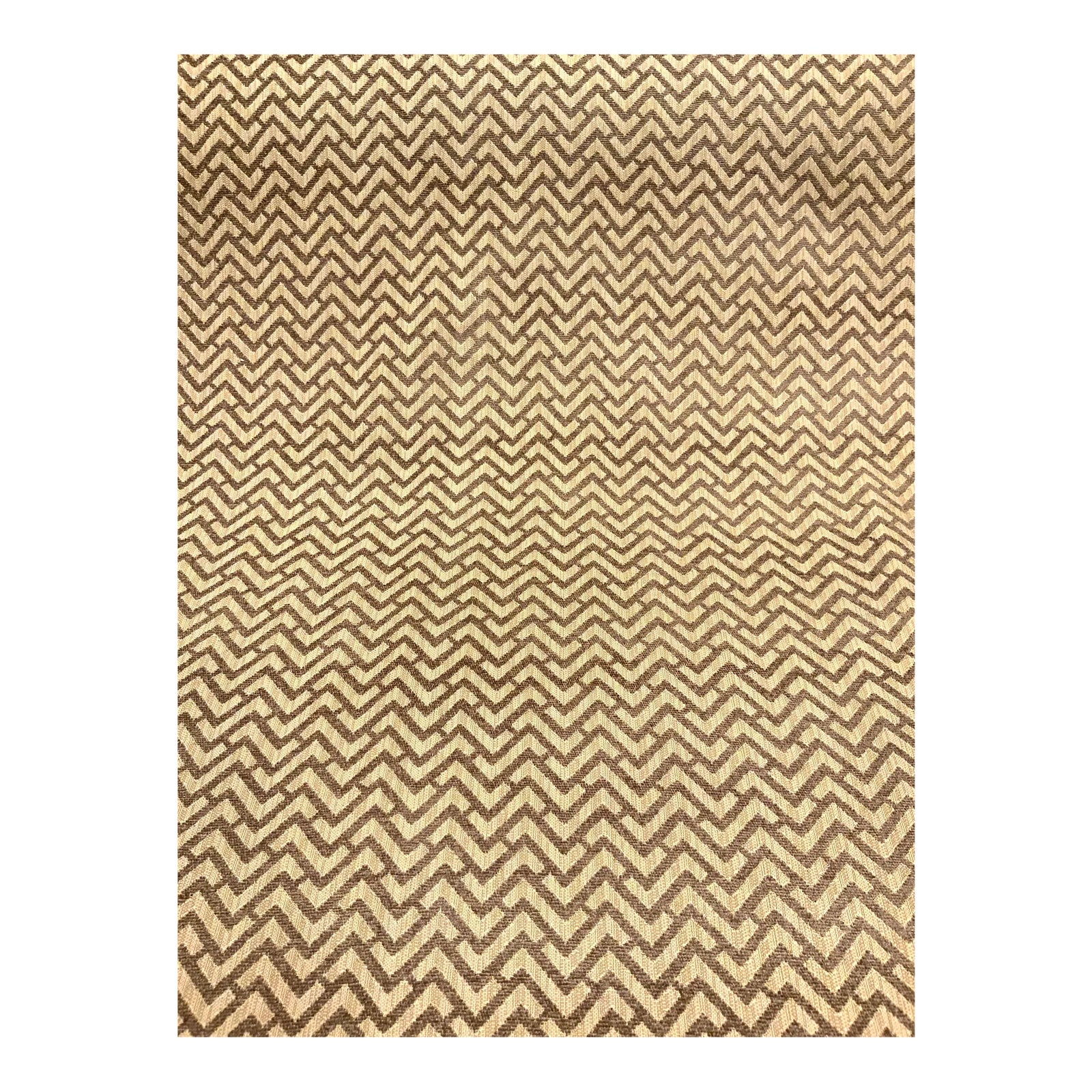 Chaddock: F3149- Modern Taupe and Tan Chevron Designer Fabric - 54 ...