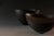 Rope Bowl in Oak Black Stain Wood by Yann Marot Dimensions: D 32 x W 28 x H 20 cm Materials: Oak Black Stain