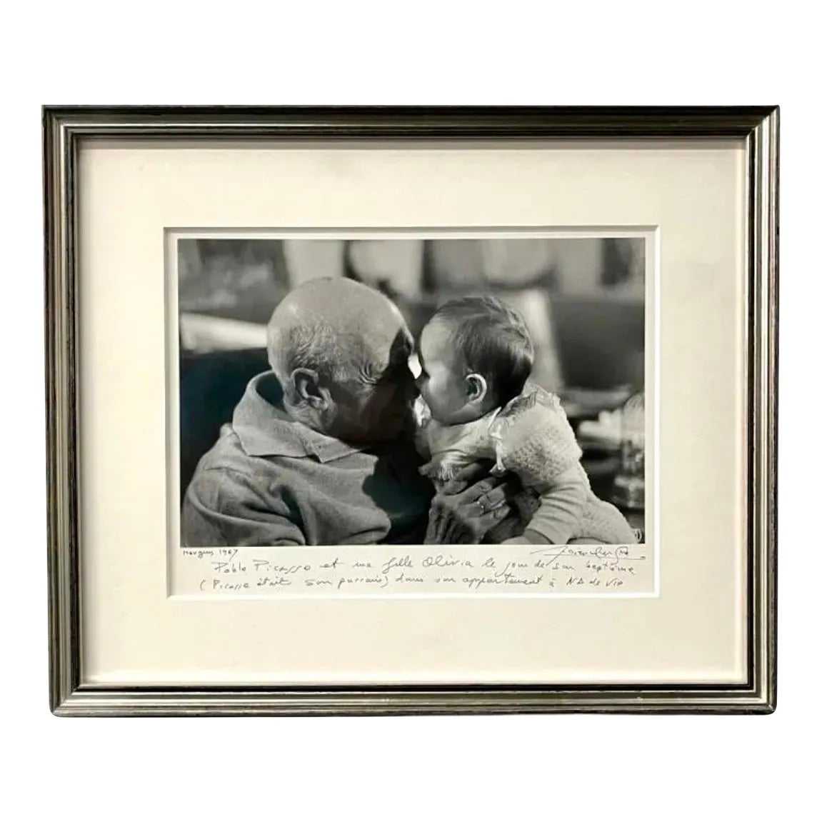 Lucien Clergue, Silver Gelatin Photograph Hand Signed Photo Pablo