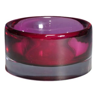 Murano Submerged Bowl by Mario Pinzoni for Seguso, 1969 For Sale
