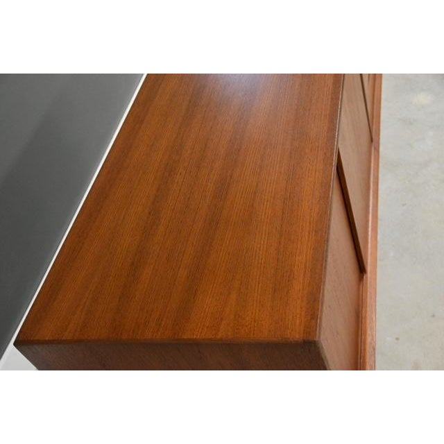 1960s Swedish Modern Teak 57” Credenza For Sale - Image 10 of 12