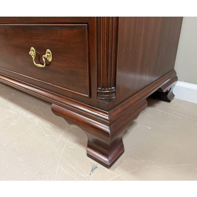 1990s Henkel Harris Mahogany Dresser Model No. 166 For Sale - Image 14 of 16
