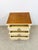 Beige Vintage Provincial Chest of Three Drawers Storage Wood Dresser Lock/Keys For Sale - Image 11 of 11