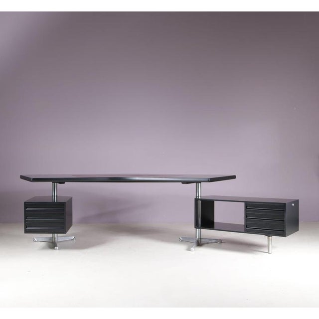 Desk by Osvaldo Borsani for Tecno Milan, Italy, 1950s For Sale - Image 9 of 15