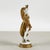 Capodimonte Dancer in Gold-Plated Enameled Ceramic For Sale - Image 3 of 9