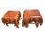 Late 20th Century Late 20th Century Rustic Trompe l'Oeil Pair of Wood Side Tables For Sale - Image 5 of 8