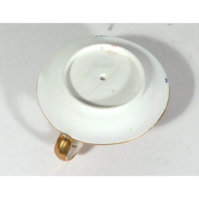 Orange Spode Porcelain Pattern No. 967 Chamberstick For Sale - Image 8 of 10