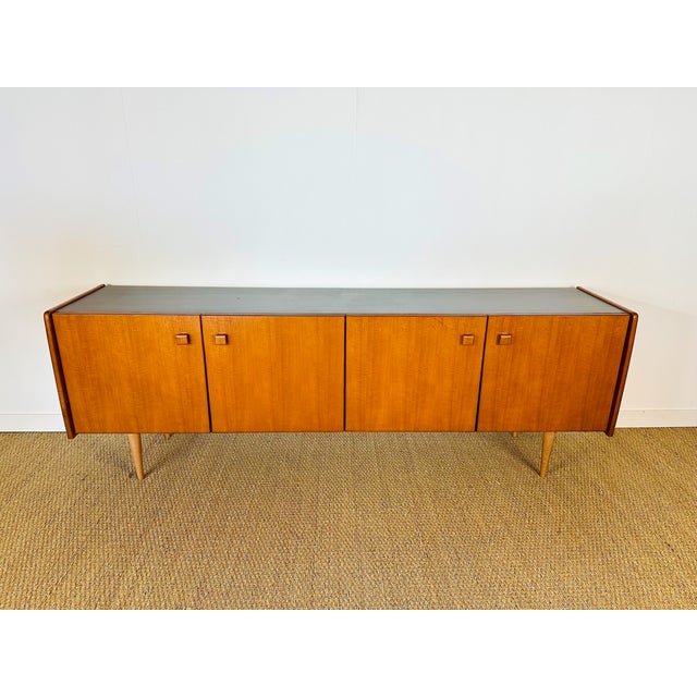 Scandinavian Teak Sideboard with Tapered Legs, 1960s For Sale - Image 17 of 18