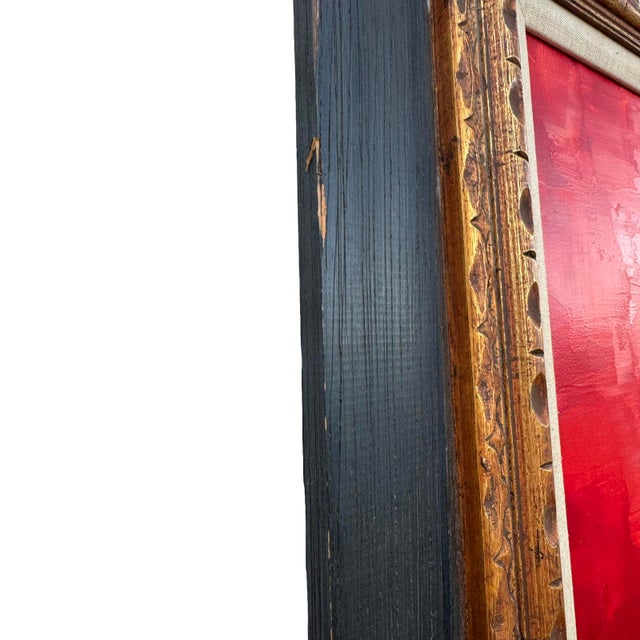 Framed Mid Century Still Life Oil Painting For Sale - Image 4 of 4