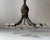 Art Deco Bronze & Glass Octopus Chandelier attributed to Aage Rafn, 1920s For Sale - Image 12 of 13