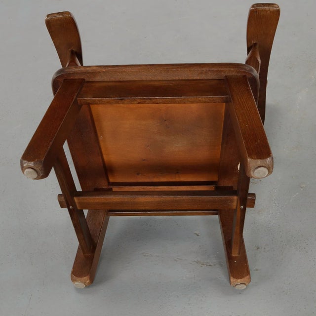 1950s Modernist Windsor Armchairs in the Style of Herman De Vries - Pair For Sale - Image 11 of 17