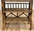 Brown Vintage Four Tier Scorched Bamboo Etagere Shelf For Sale - Image 8 of 8