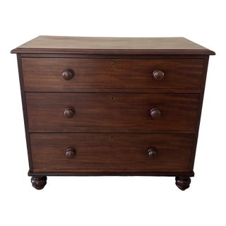 English Mahogany Chest of Drawers For Sale