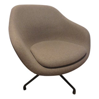 Hay About a Lounge Chair 81 in Grey-Brown Fabric, Aal81 For Sale