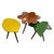 Colorful Murano Glass Side Tables by Murano for Murano, 1980s, Set of 3 For Sale - Image 9 of 11