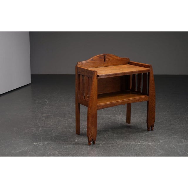 Vintage Amsterdam School Side Table, 1920s For Sale - Image 13 of 15