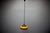 Space Age Pendant Lamp in Orange from Guzzini, Italy, 1970s For Sale - Image 10 of 11
